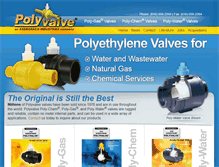 Tablet Screenshot of polyvalveusa.com